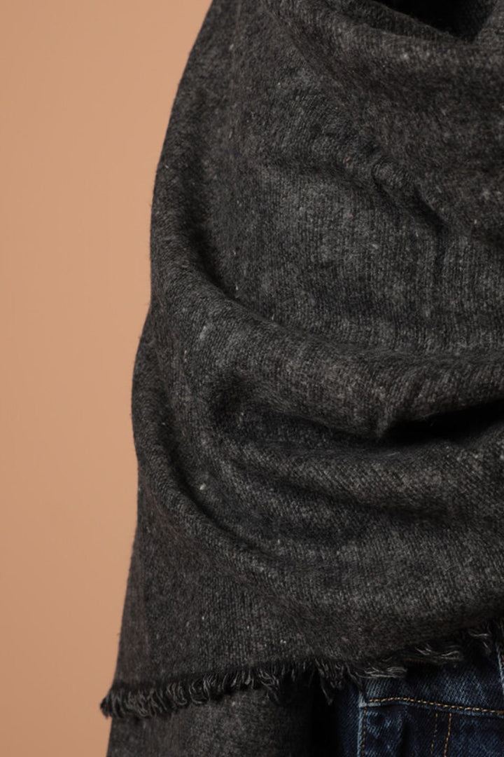 KKT Double Sided Women's Shoulder Anthracite Shawl Scarf - Gallatin