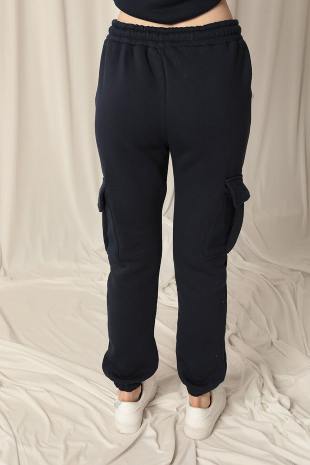 KKT Three Thread Elastic Women's Navy Blue Tracksuit - Prattville