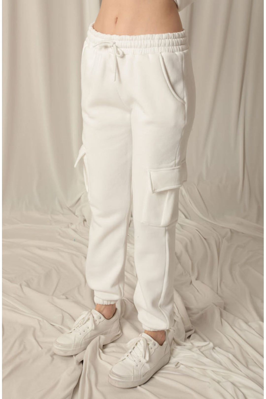 KKT Three Thread Elastic Women's Ecru Tracksuit - Corsico