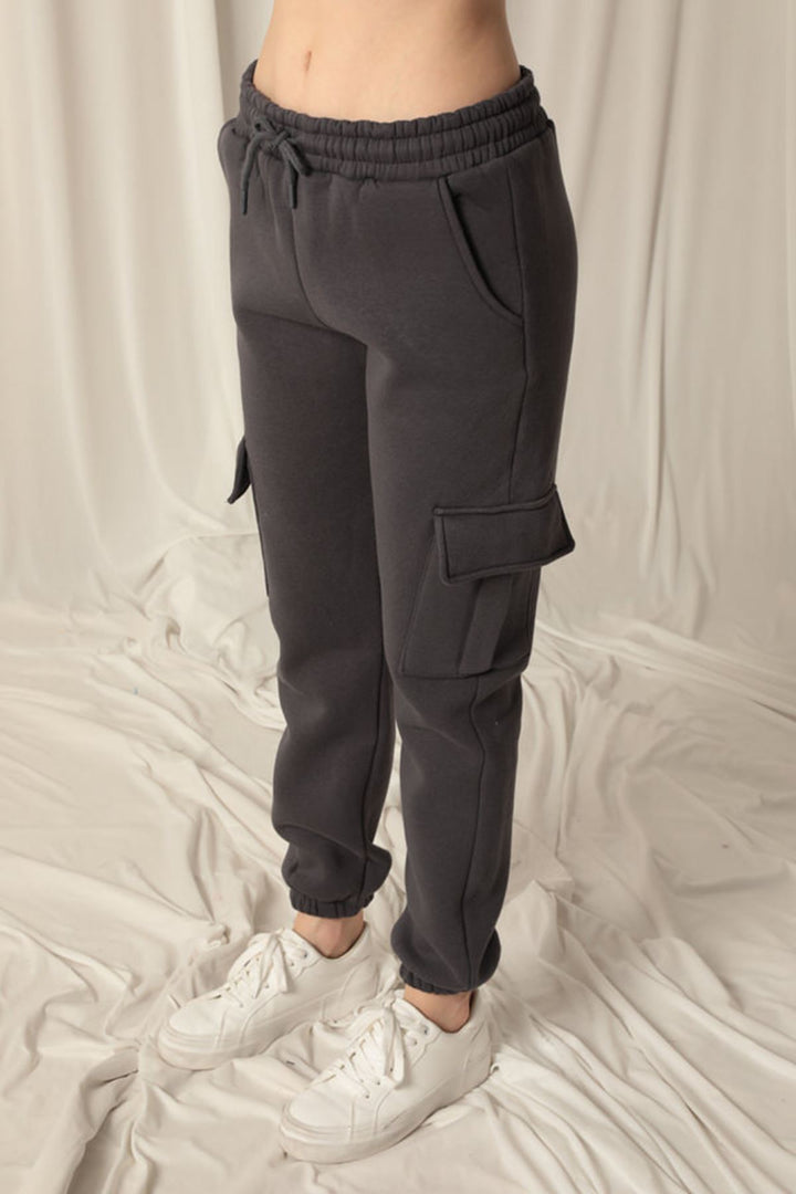 KKT Three Thread Elastic Women's Anthracite Tracksuit - Clearwater