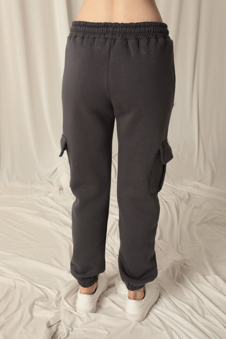 KKT Three Thread Elastic Women's Anthracite Tracksuit - Clearwater
