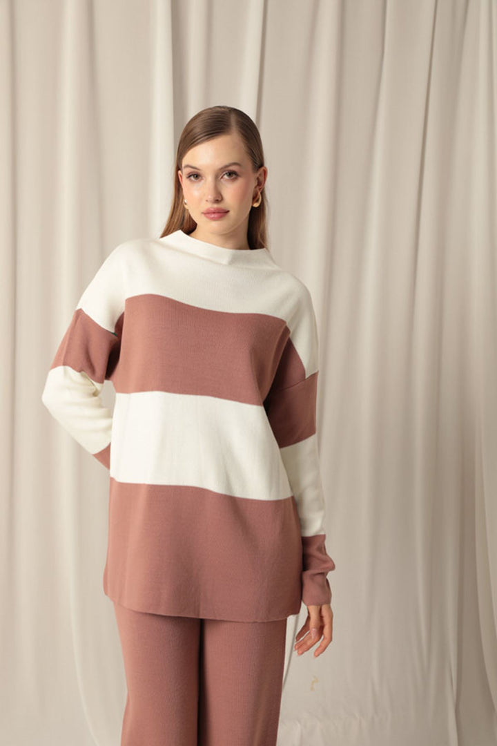 KKT Knitwear Fabric Women's Rose Dusty Suit - Nîmes