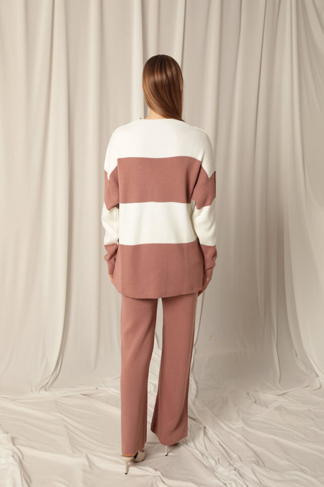 KKT Knitwear Fabric Women's Rose Dusty Suit - Nîmes