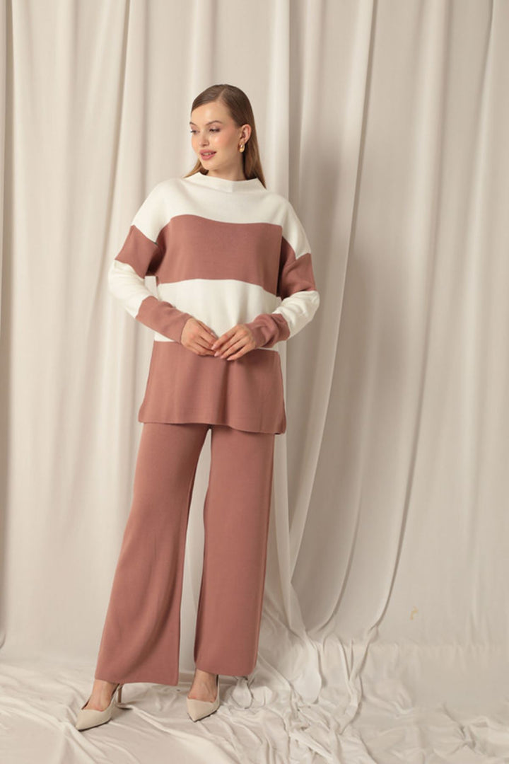 KKT Knitwear Fabric Women's Rose Dusty Suit - Nîmes