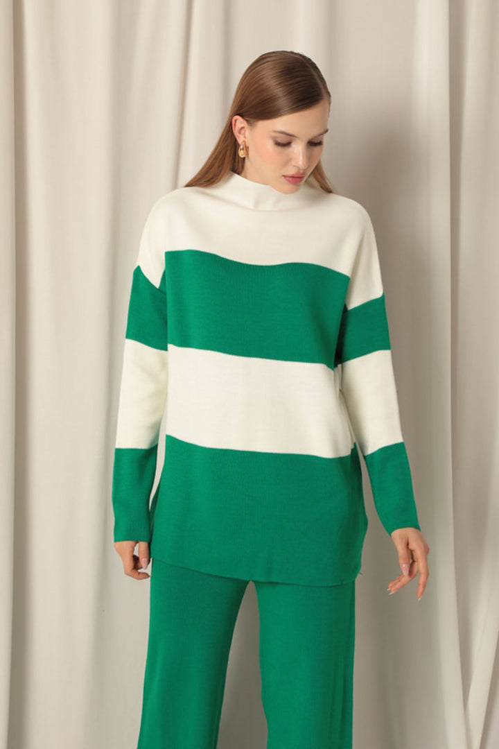 KKT Knitwear Fabric Women's Green Suit - Horsham