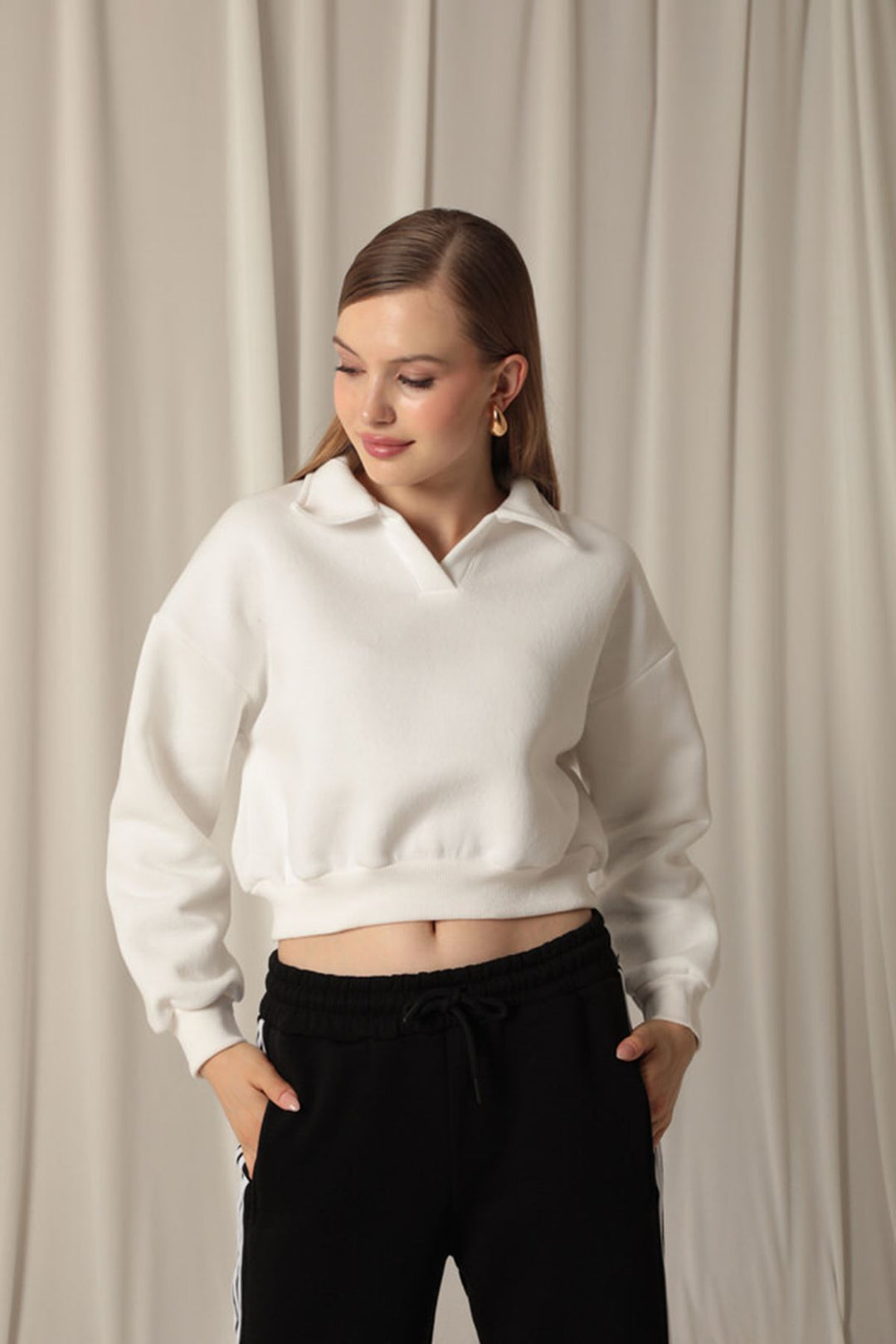 KKT Short Women's Ecru Sweat - Puteaux
