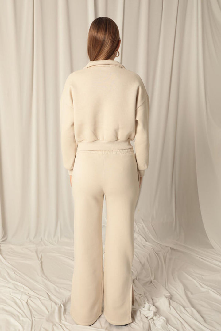 KKT Short Women's Beige Sweater - Aguadilla