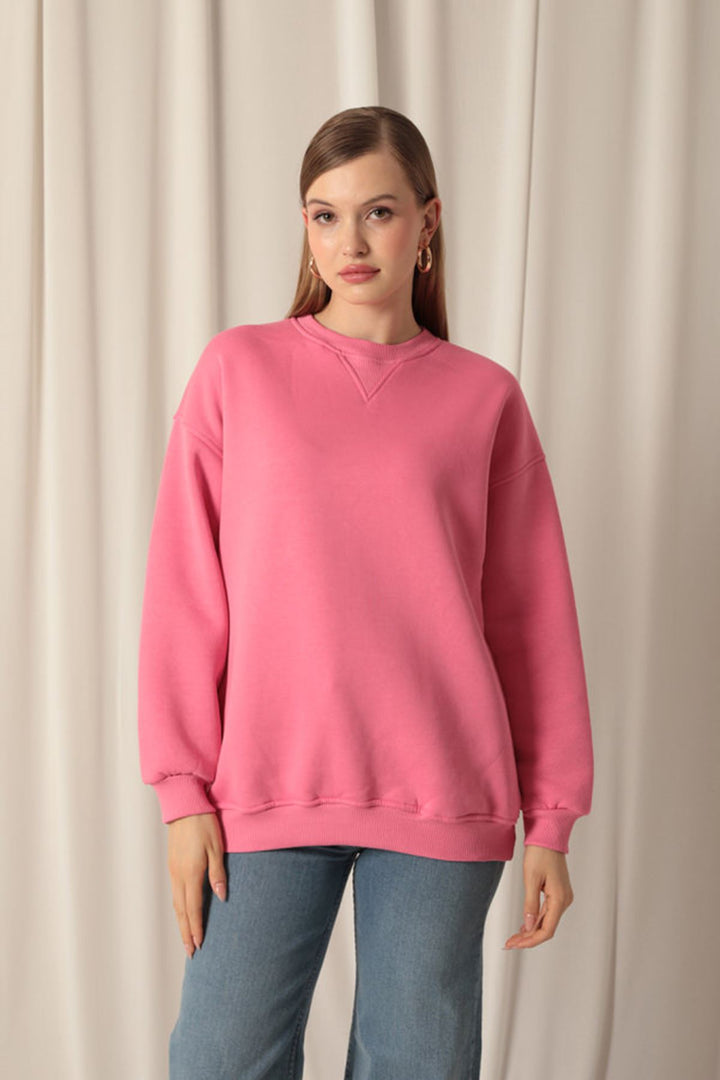 KKT Zero Collar Women's Pink Sweater - Galátsi