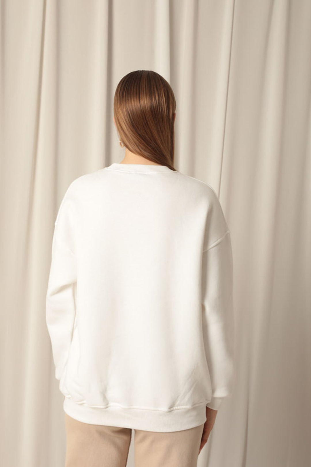 KKT Zero Collar Women's Ecru Sweat - Salzburg