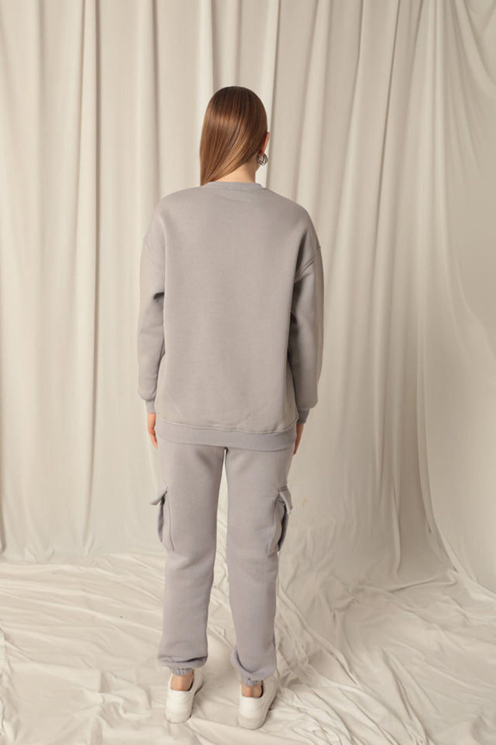 KKT Women's Zero Collar Dark Grey Sweater - Siegburg