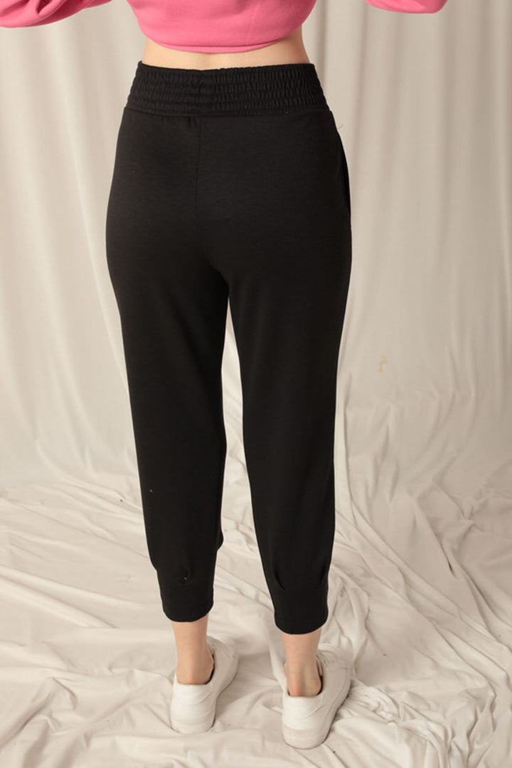 KKT Modal Fabric Women's Black Trousers - Naperville