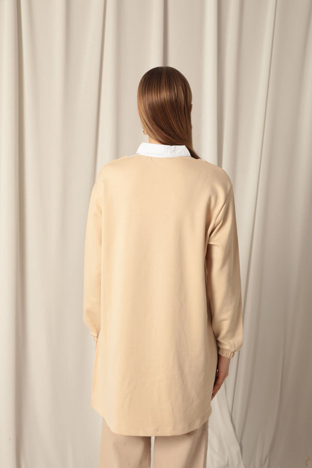 KKT Modal Fabric Shirt Women's Beige Sweat - Islip