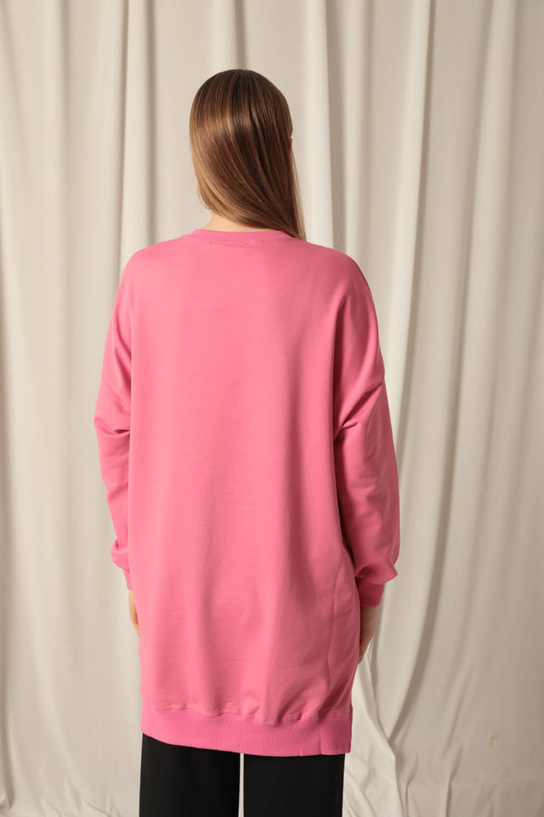 KKT Double Yarn Fabric Printed Women's Pink Sweat - Córdoba