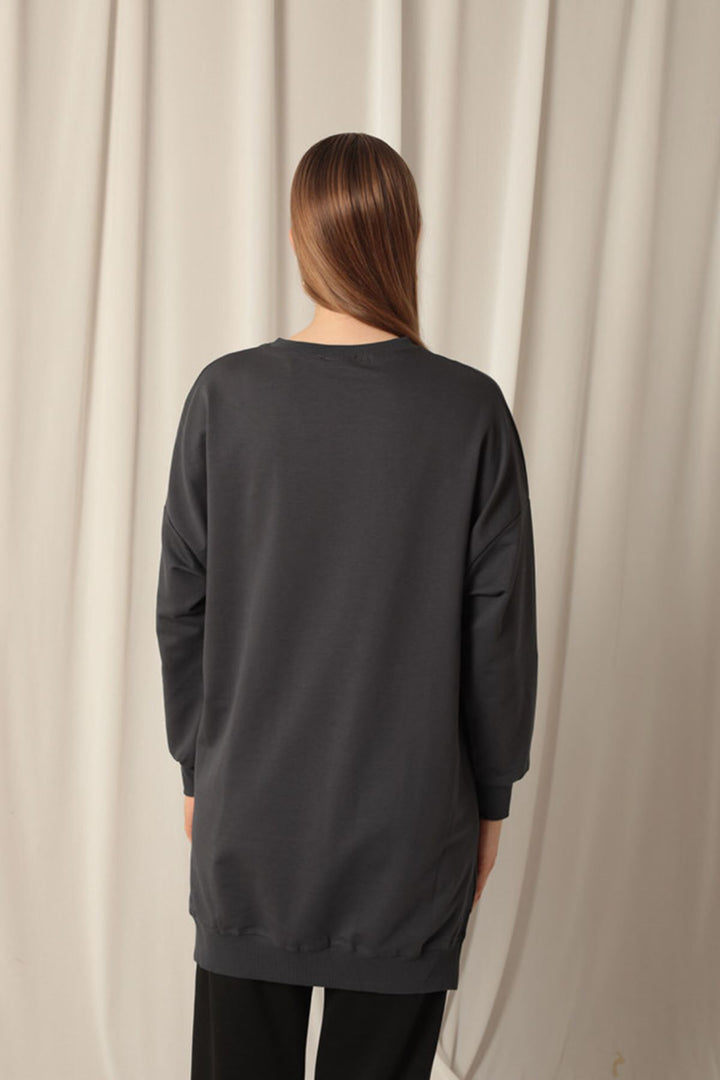 KKT Two Yarn Fabric Women's Anthracite Sweat - Huejutla de Reyes