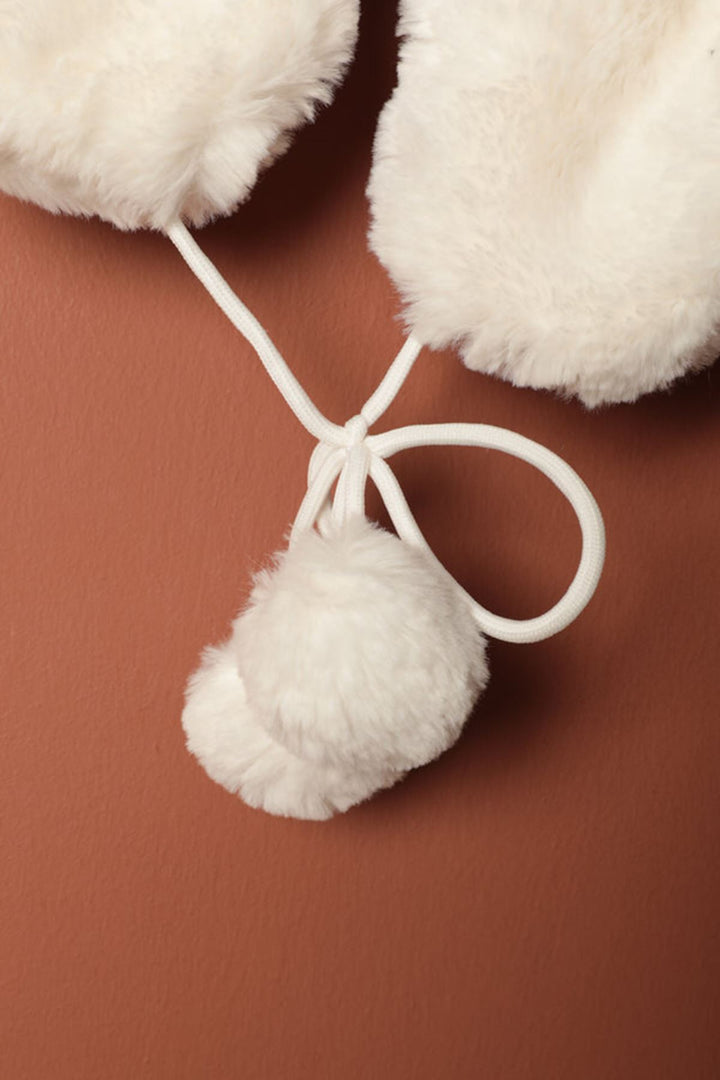 KKT Furry Women's White Pilot Hat - Bourges