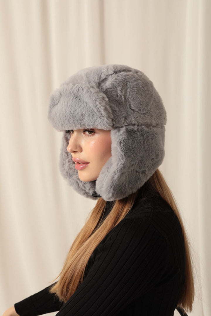 KKT Plush Women's Pilot Gray Hat - Bradford