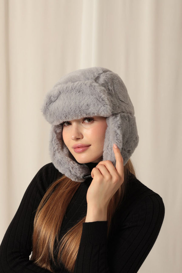 KKT Plush Women's Pilot Gray Hat - Bradford