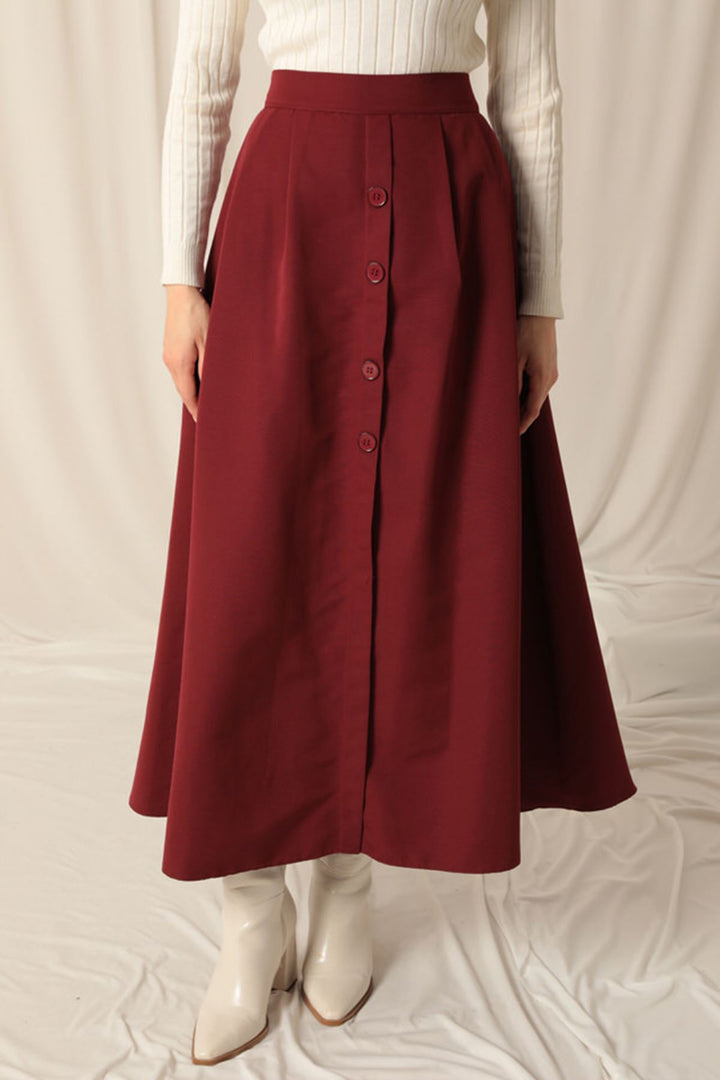 KKT Torino Fabric Women's Burgundy Skirt Suit - Ágioi Anárgyroi