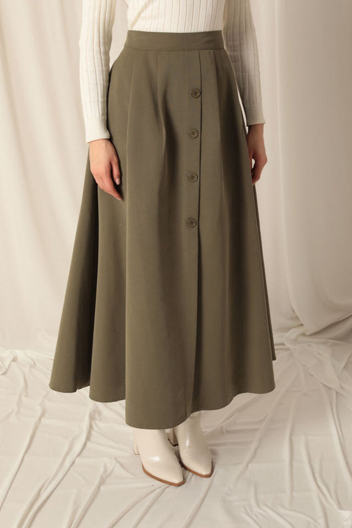 KKT Torino Fabric Women's Khaki Skirt Suit - Langford Station