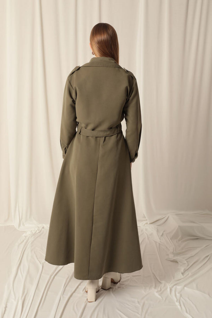 KKT Torino Fabric Women's Khaki Skirt Suit - Langford Station
