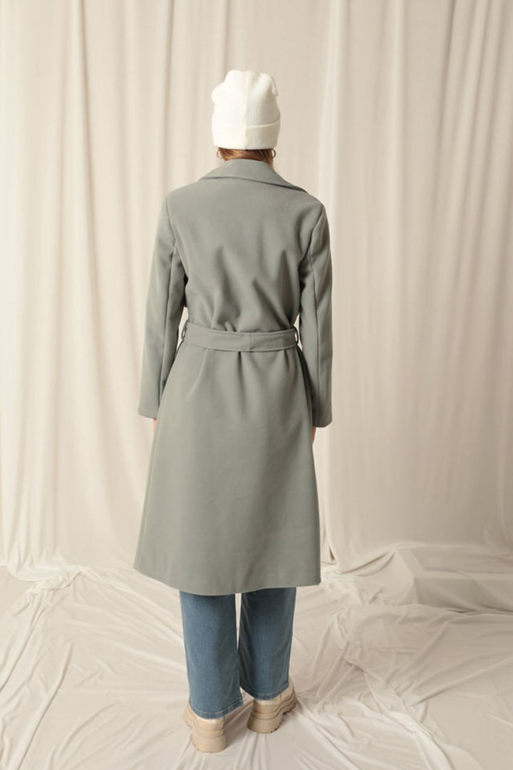 KKT Cashmere Fabric Women's Mint Coat - Philadelphia