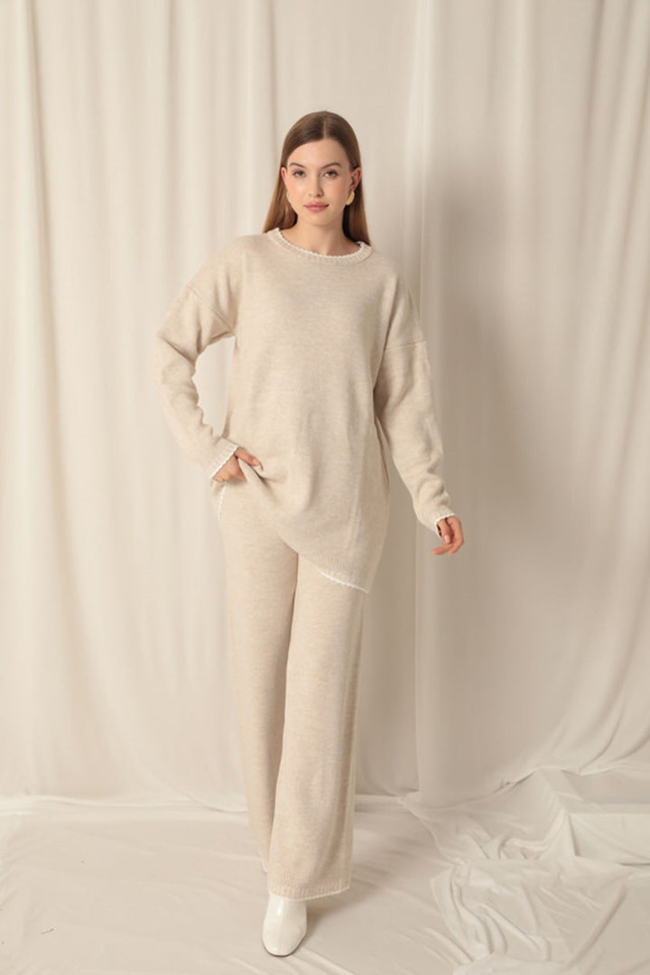 KKT Knitwear Fabric Women's Stone Set - Osnabrück