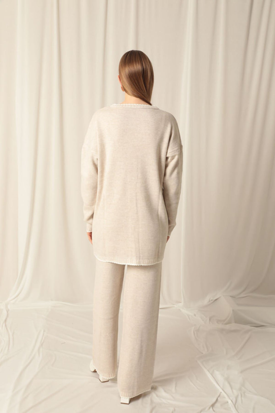 KKT Knitwear Fabric Women's Stone Set - Osnabrück
