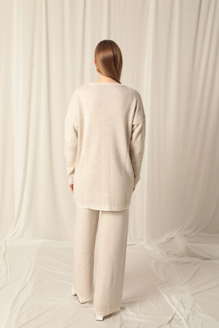 KKT Knitwear Fabric Women's Stone Set - Osnabrück
