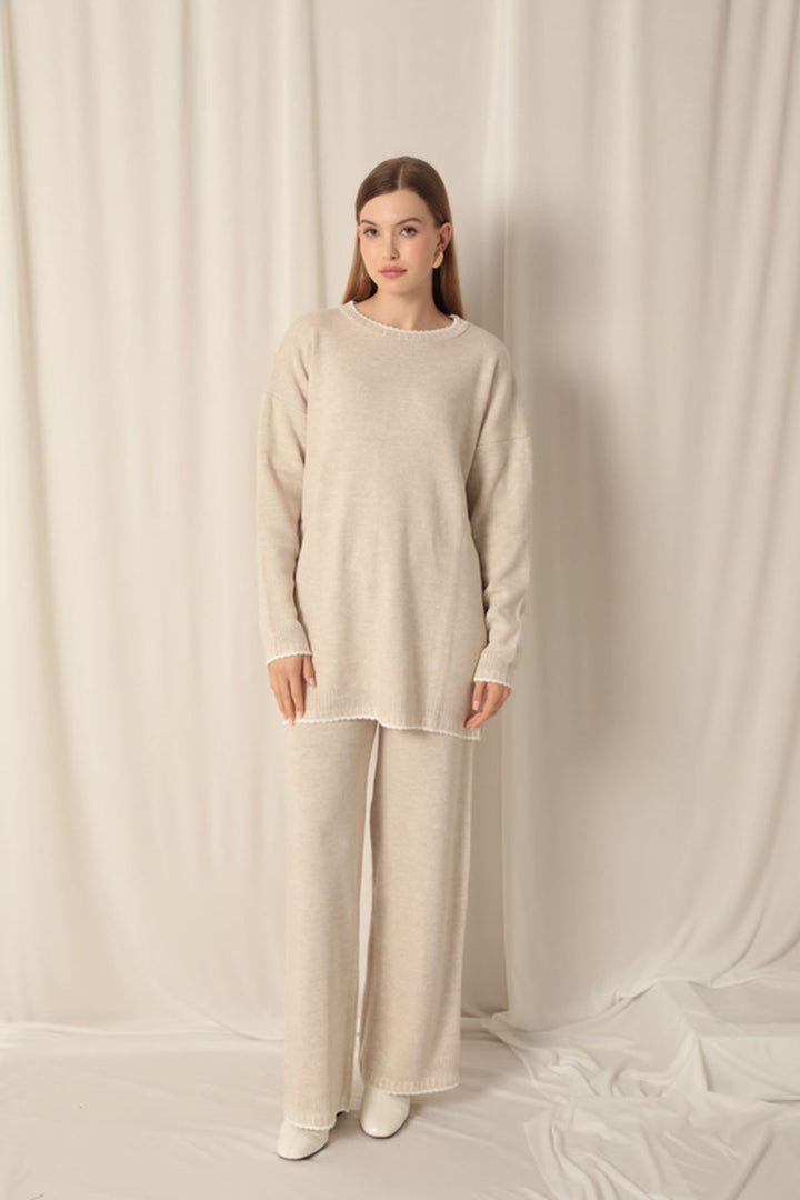 KKT Knitwear Fabric Women's Stone Set - Osnabrück