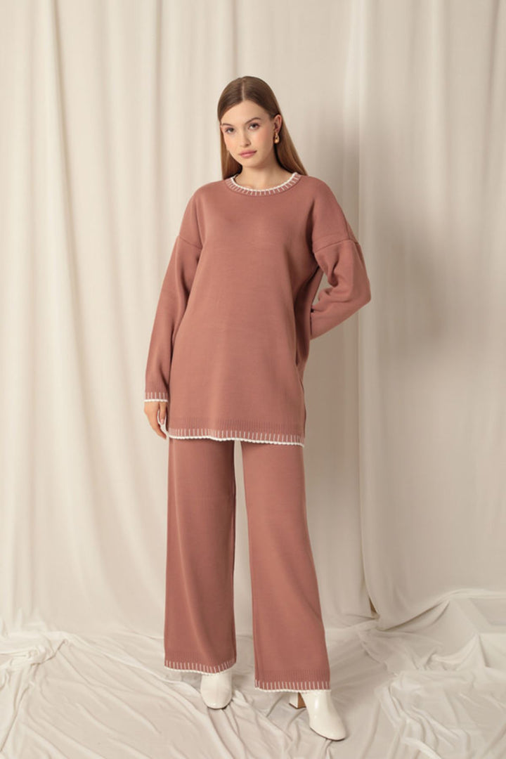 KKT Knitwear Fabric Women's Rose Dusty Suit - Beloit