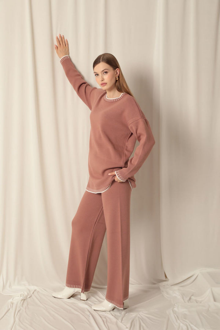 KKT Knitwear Fabric Women's Rose Dusty Suit - Beloit