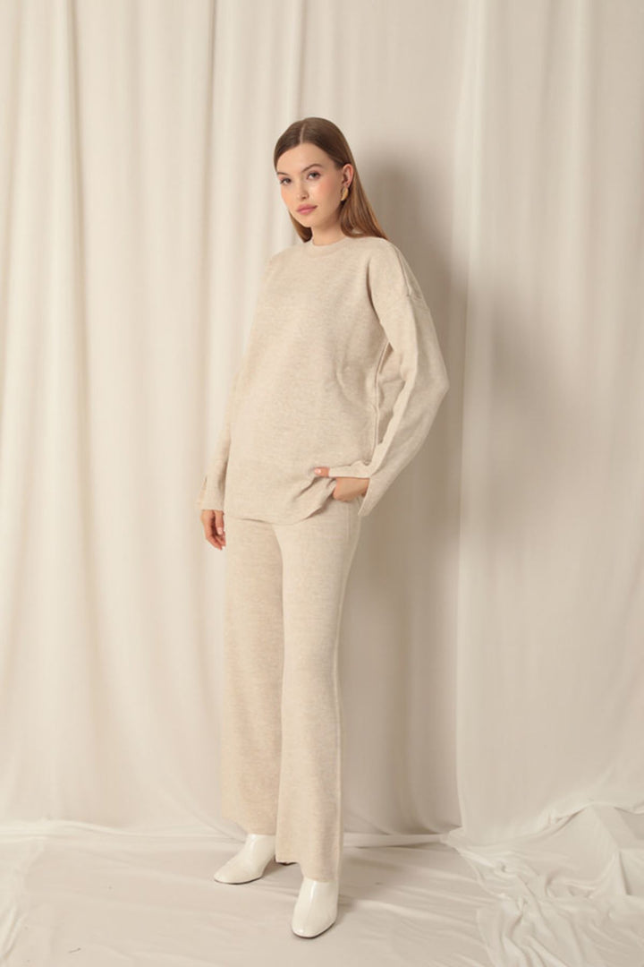 KKT Knitted Fabric Plain Women's Stone Set - Aix-en-Provence