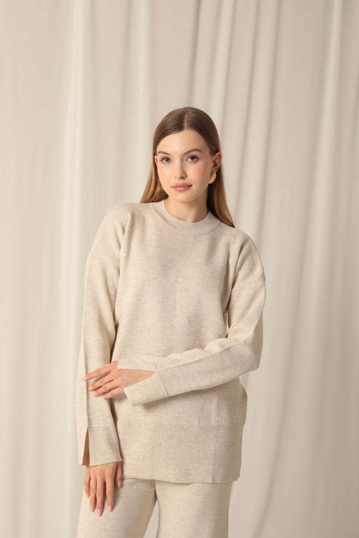 KKT Knitted Fabric Plain Women's Stone Set - Aix-en-Provence