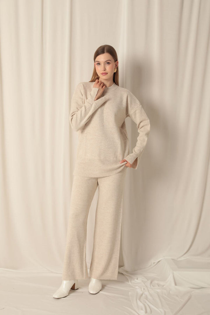 KKT Knitted Fabric Plain Women's Stone Set - Aix-en-Provence