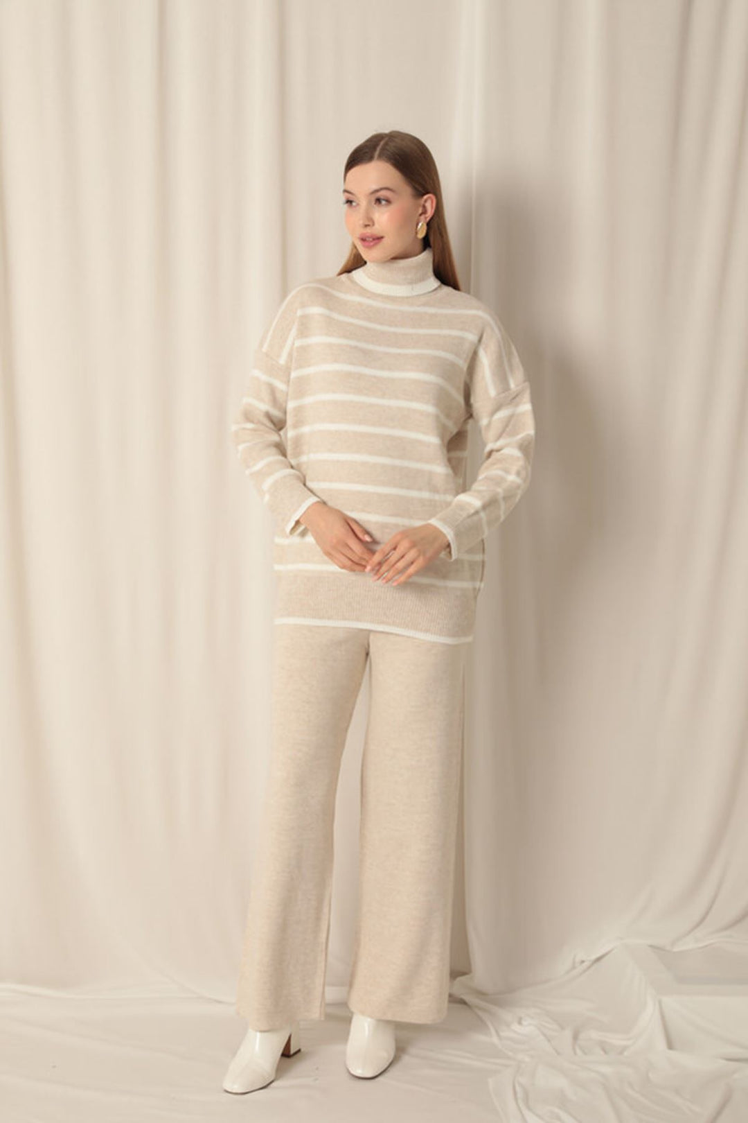 KKT Knitwear Fabric Women's Stone Set - Fürstenfeldbruck