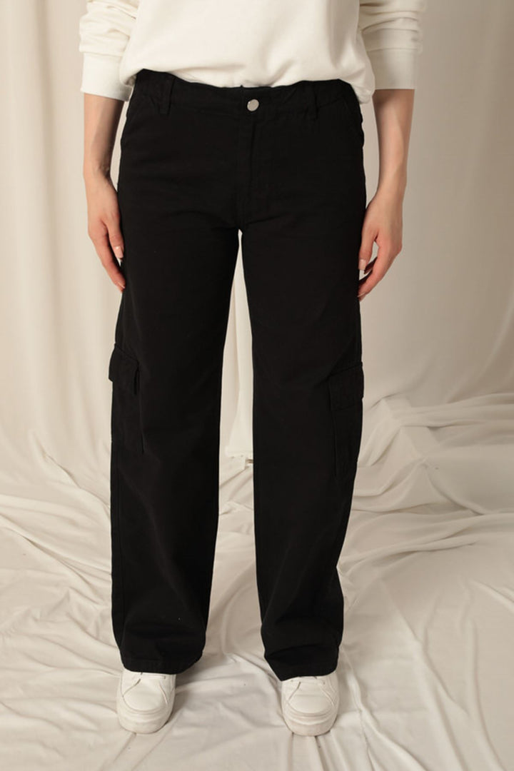 KKT Women's Wide Leg Black Trousers - Pittsburgh