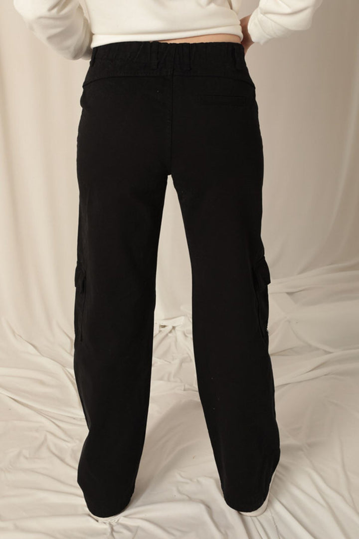 KKT Women's Wide Leg Black Trousers - Pittsburgh