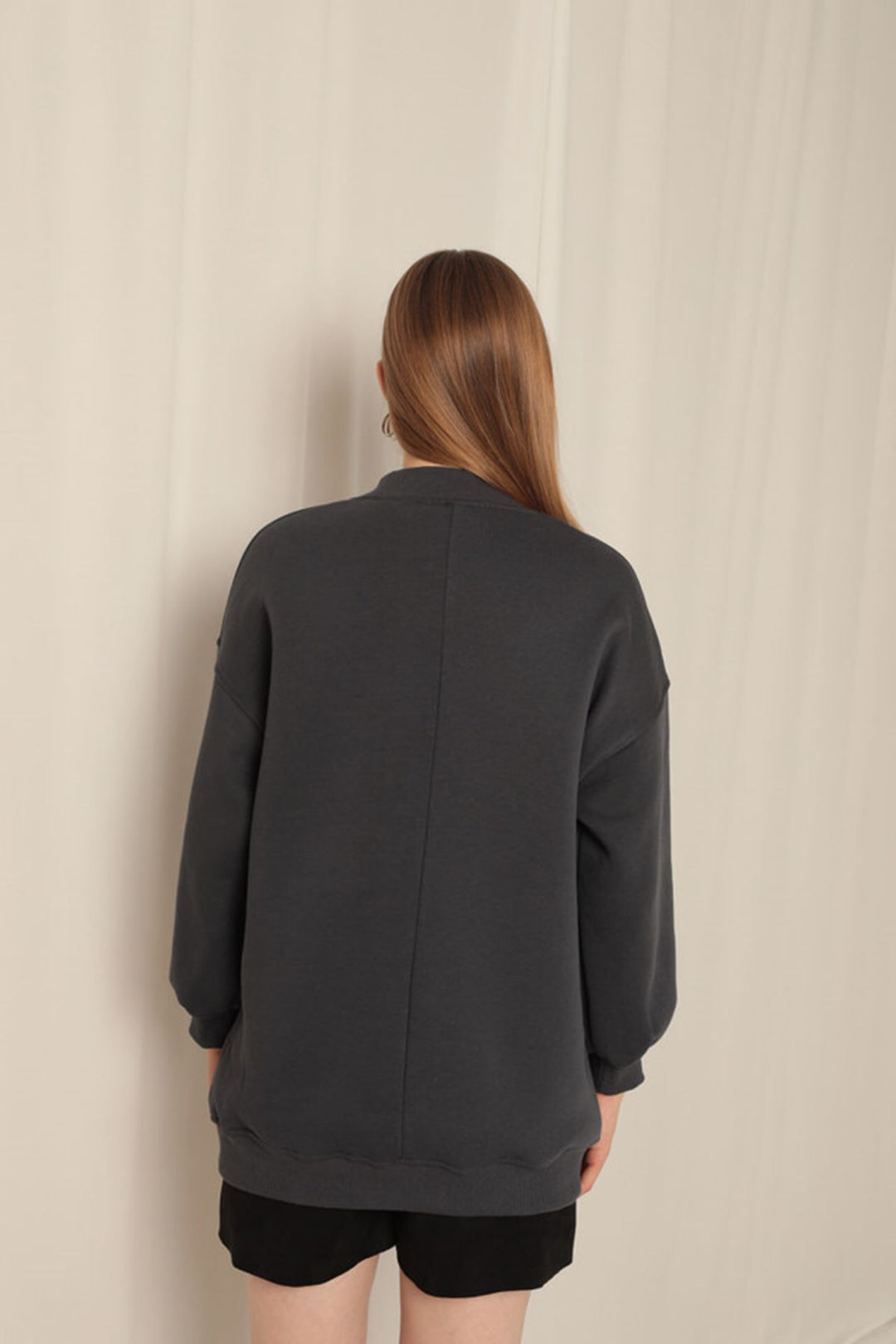 KKT Long Basic Women's Anthracite Sweat - Lisburn