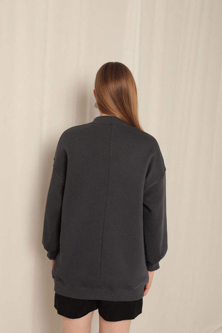 KKT Long Basic Women's Anthracite Sweat - Lisburn