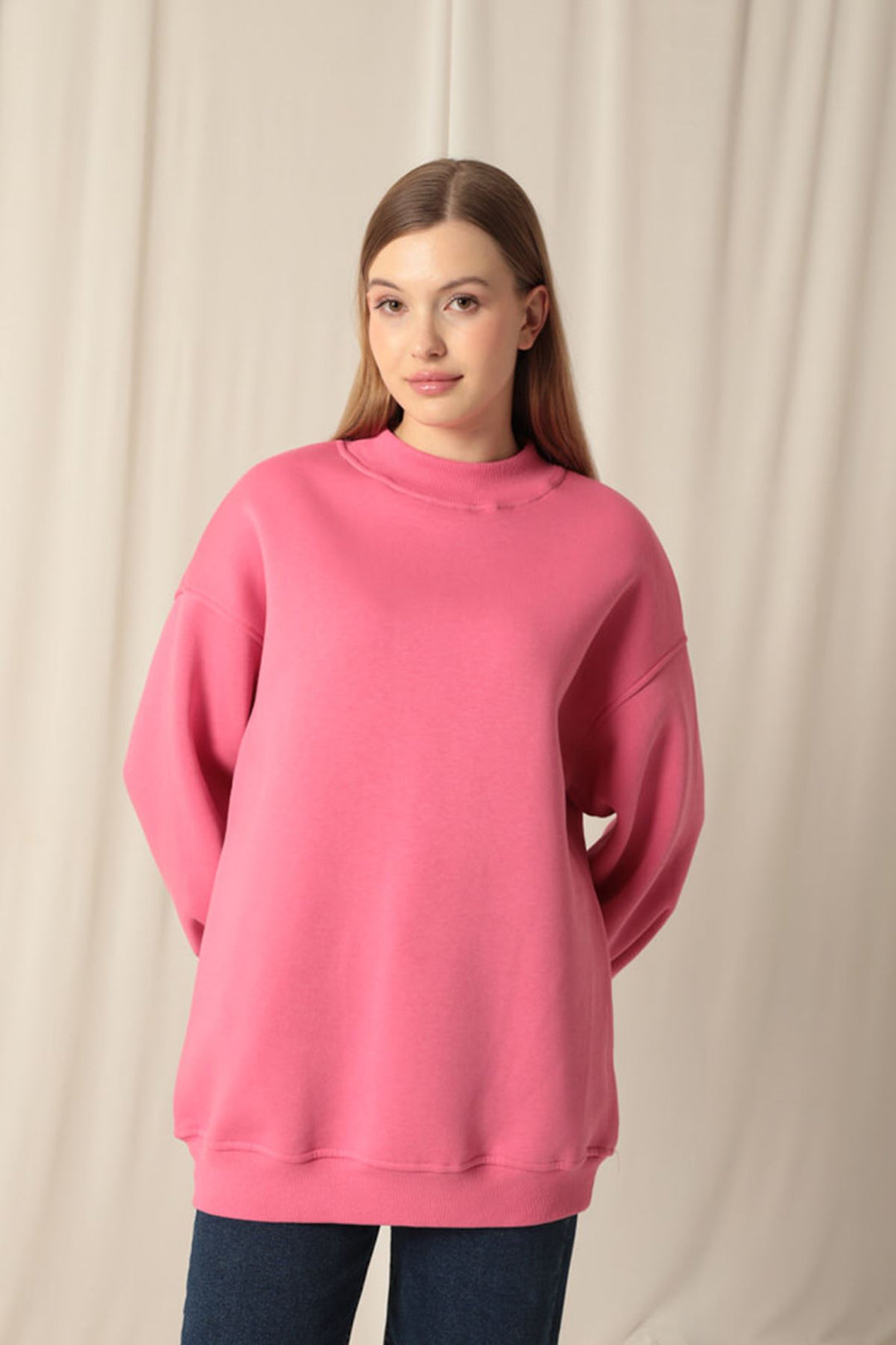 KKT Long Basic Women Pink Sweater - Brighton