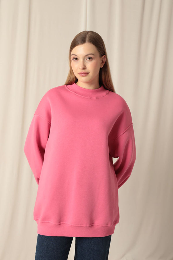 KKT Long Basic Women Pink Sweater - Brighton