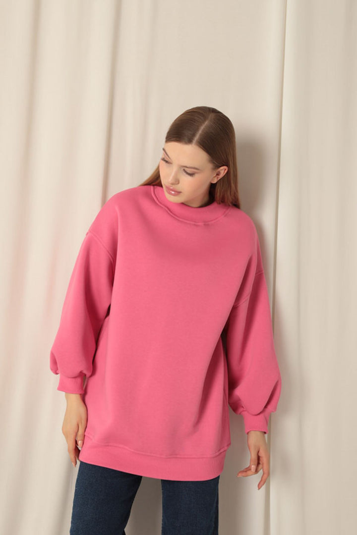 KKT Long Basic Women Pink Sweater - Brighton