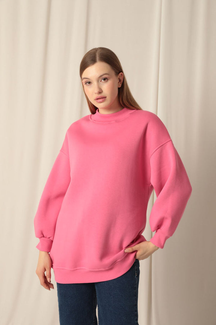 KKT Long Basic Women Pink Sweater - Brighton