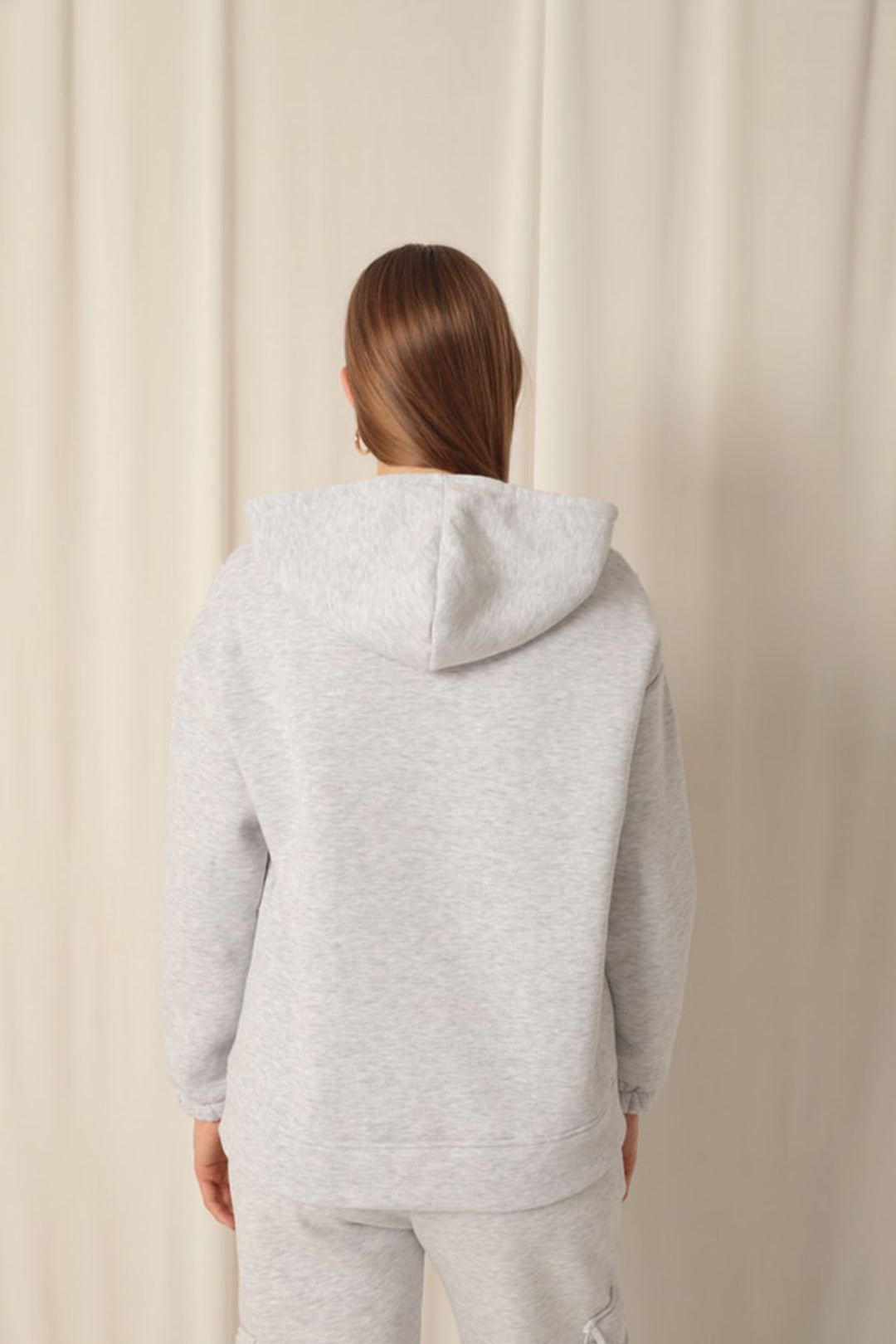 KKT Triple-Thread Zippered Women's Light Gray Sweat - High Point