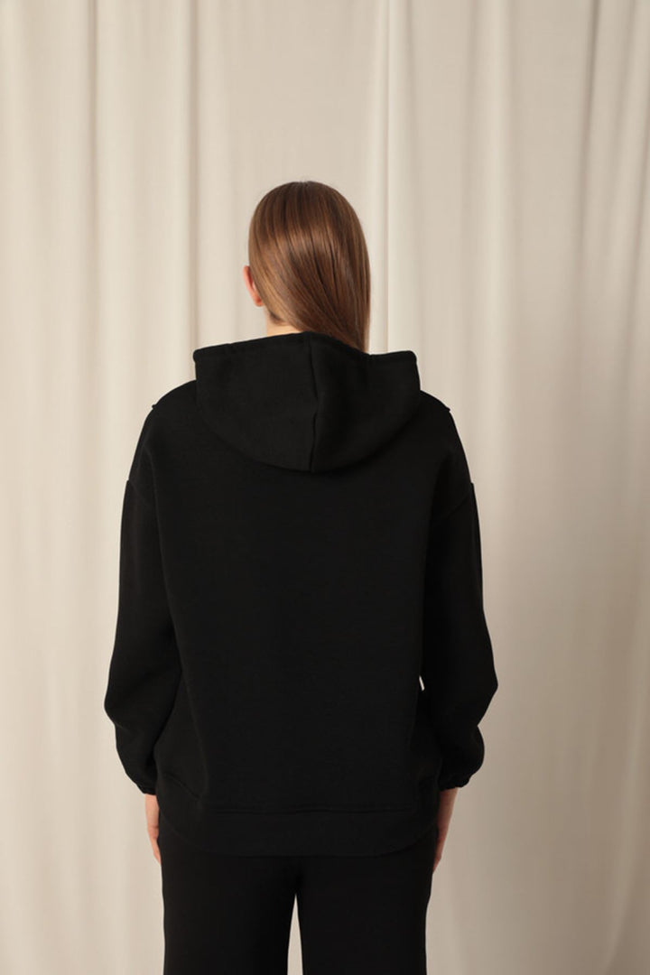 KKT Triple-Thread Zipper Women's Black Sweater - Hamilton
