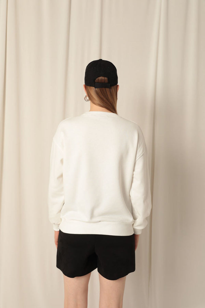 KKT Three Thread Fabric Basic Women's Ecru Sweat - Franklin