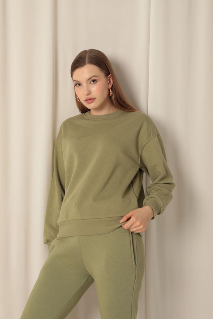 KKT Three Thread Fabric Basic Women's Khaki Sweat - Waterlooville