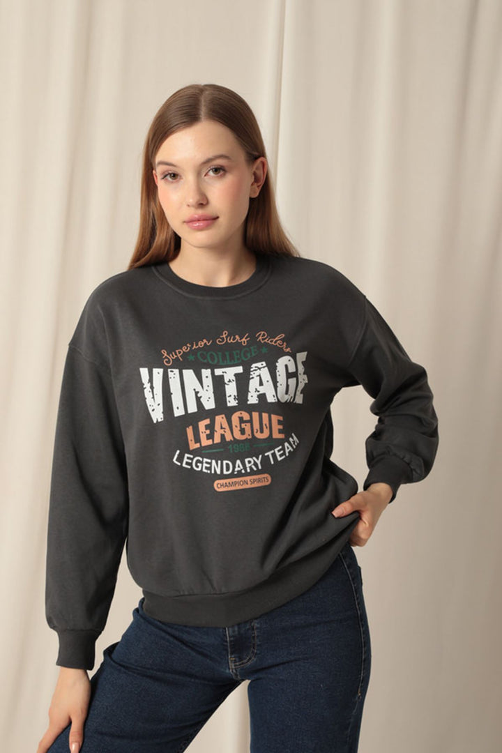KKT Three Thread Fabric Women's Anthracite Sweat - Tustin