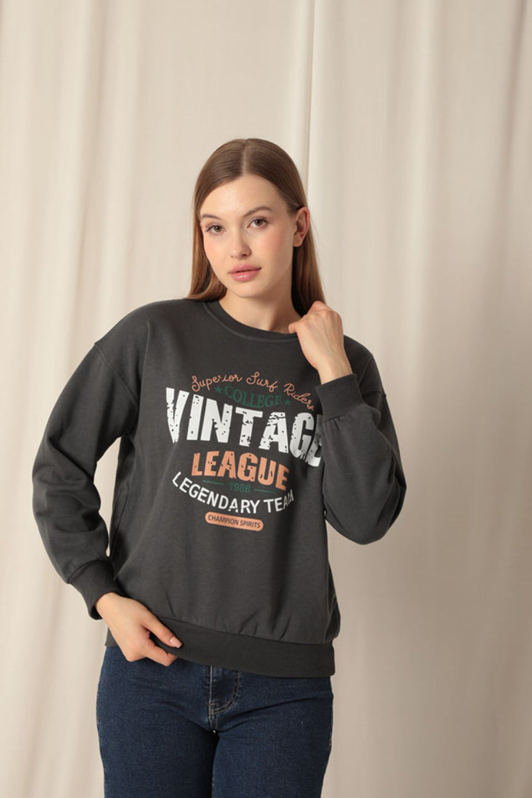 KKT Three Thread Fabric Women's Anthracite Sweat - Tustin