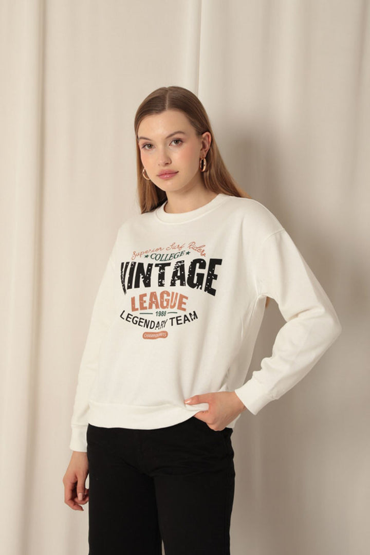 KKT Three Thread Fabric Women's Ecru Sweat - Downers Grove